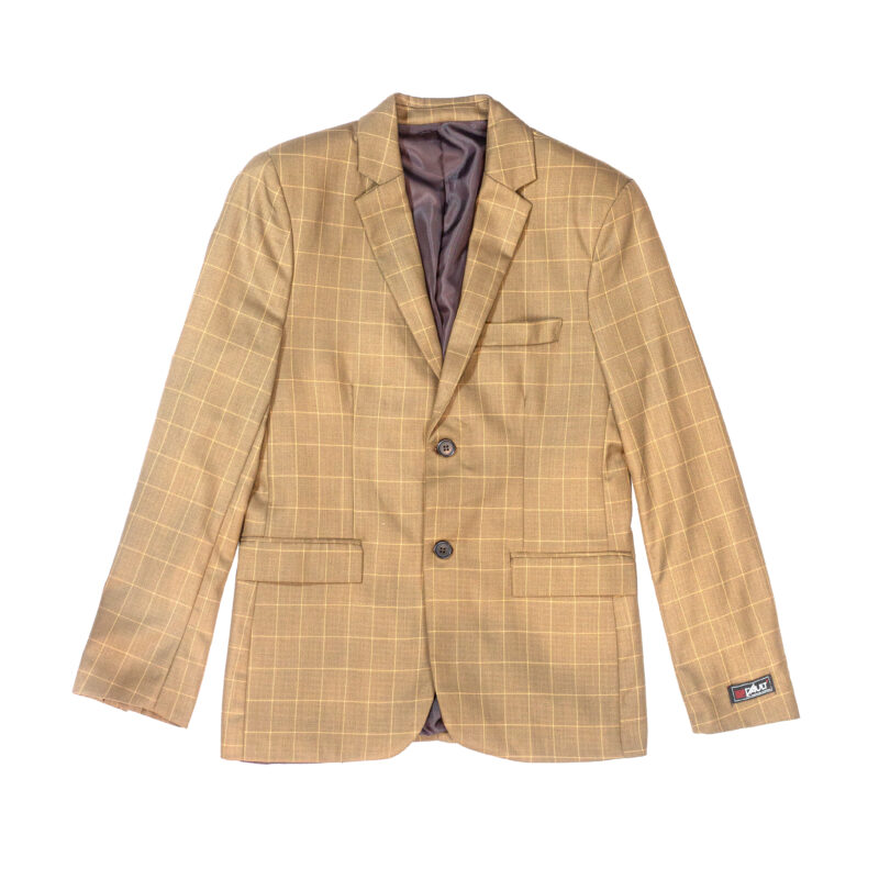 The Vault J India Check Beige Jacket J224