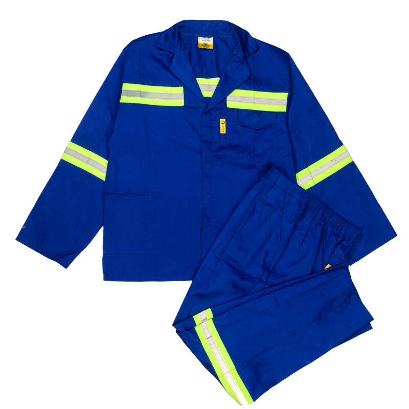 Men's Dromex Blue Suit with Reflectors