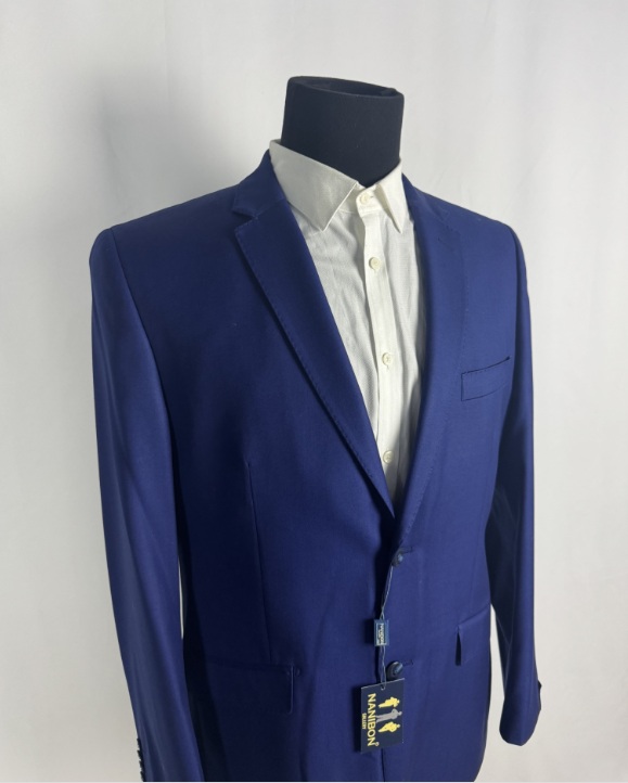 Nanibon Slim Fit Suit – Cobalt - Image 2