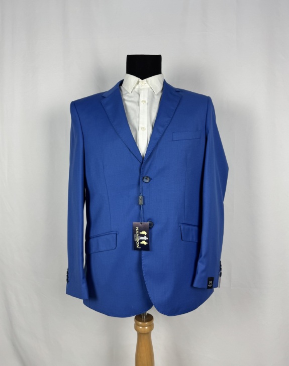 Nanibon Slim Fit Suit – French Blue
